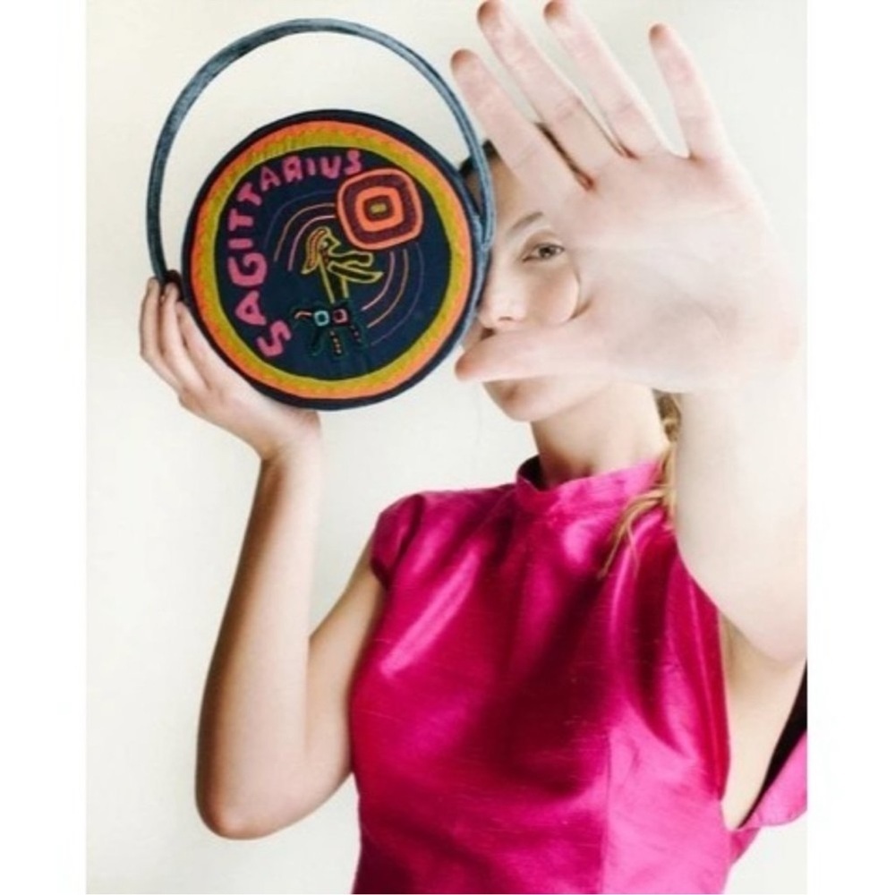 Anthropologie Sagittarius Mola Sasa Zodiac Clutch New with Tags!